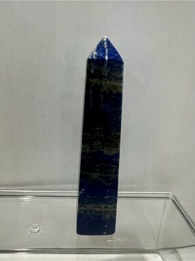 Lapis Lazuli Point Tower - Deep Blue with Gold Flecks